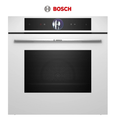 Bosch HSG7361W1 71公升 嵌入式蒸焗爐 (白色玻璃)